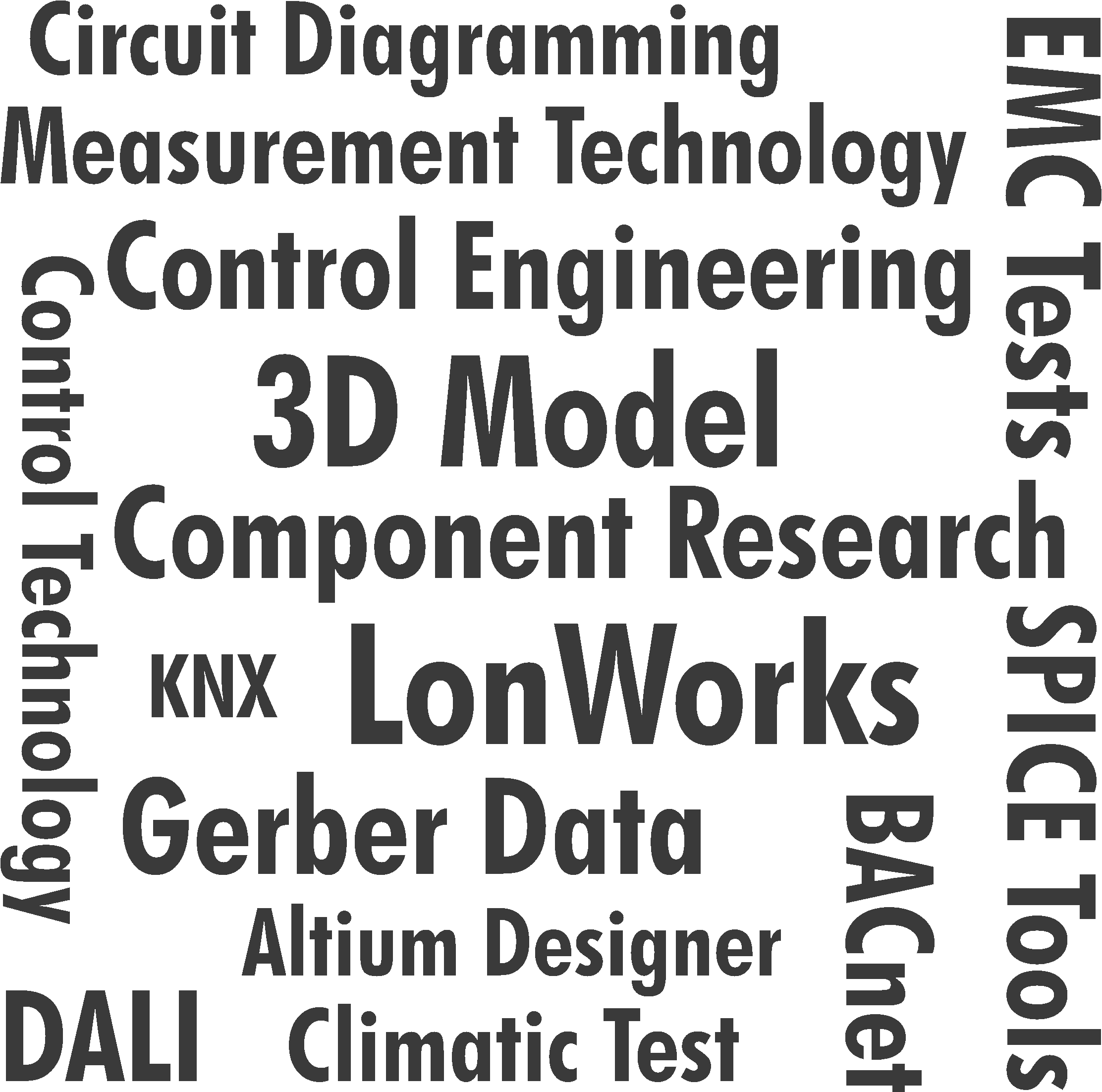 Wortwolke Hardware-Entwicklung